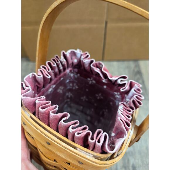 Longaberger 1998 Horizons Of Hope Basket Liner Protector American Cancer Society - Picture 3 of 8